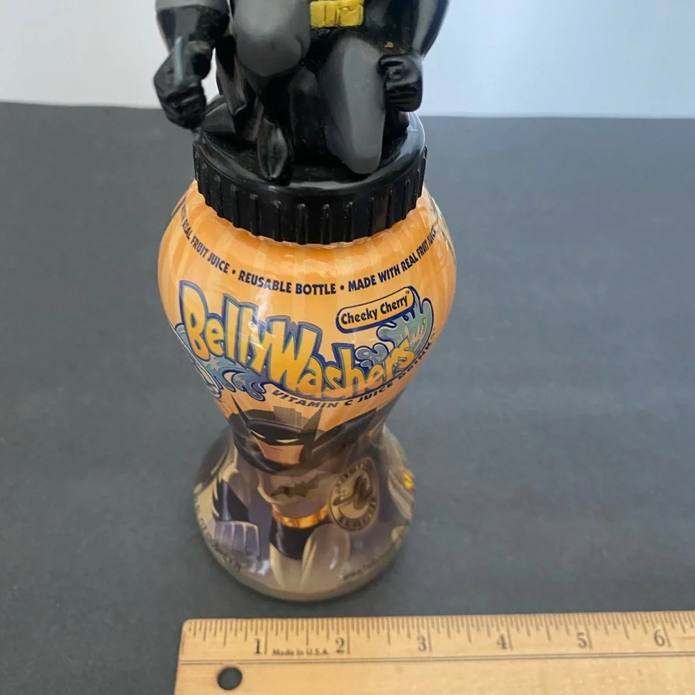 Batman BellyWashers Cheeky Cherry vintage EMPTY bottle collectible